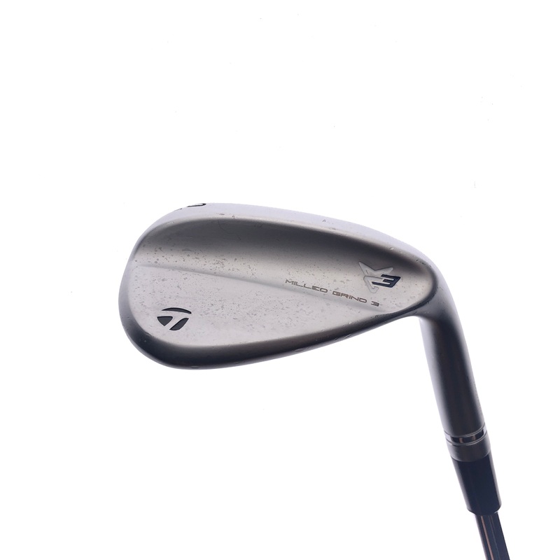 Used TaylorMade Milled Grind 3 Lob Wedge / 60.0 Degrees / Stiff Flex