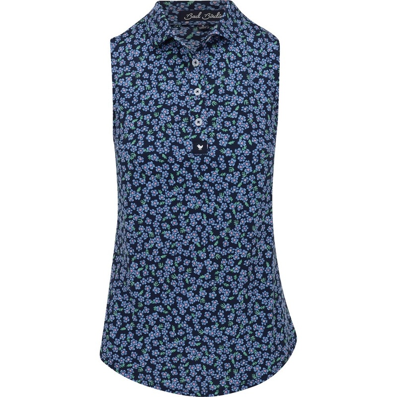 Women’s Core Sleeveless Polo|Lilac Floral|X-Small|Small