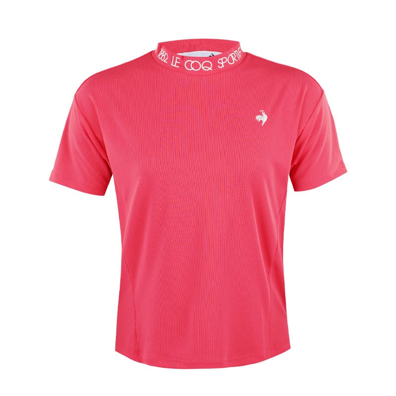 LE COQ SPORTIF GOLF Women’s Mock Shirt (Pink)