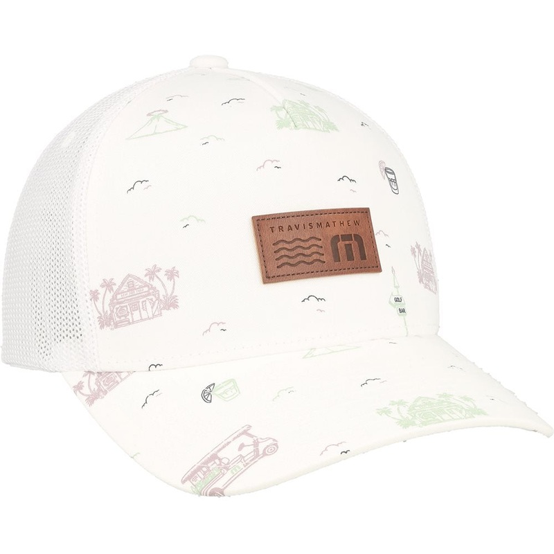 Tiki Mapes Hat|White|One Size Fits Most