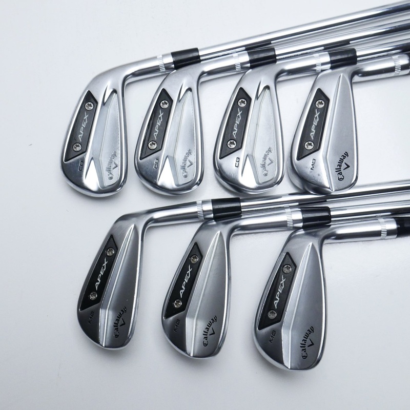 Used Callaway Apex MB 24 & Apex CB 24 Combo Iron Set / 4 – 10 / X-Stiff Flex