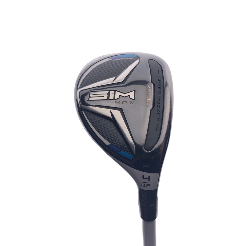 Used TaylorMade SIM Max 4 Hybrid / 22 Degrees / Ladies Flex