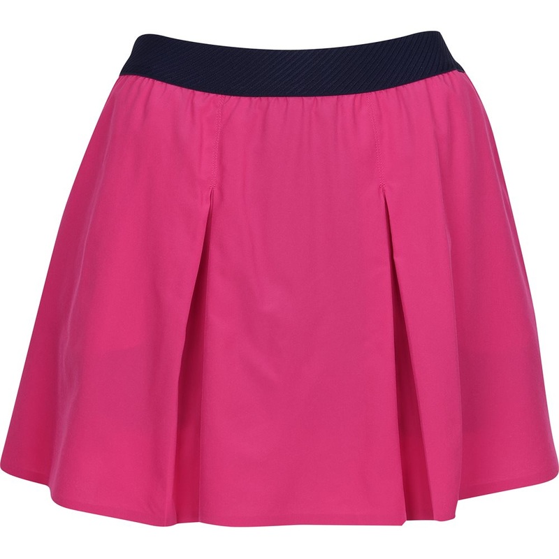 Women’s Club Pleated Skirt|Garnet Rose/Deep Navy|X-Small|Small|Medium|Large|X-Large