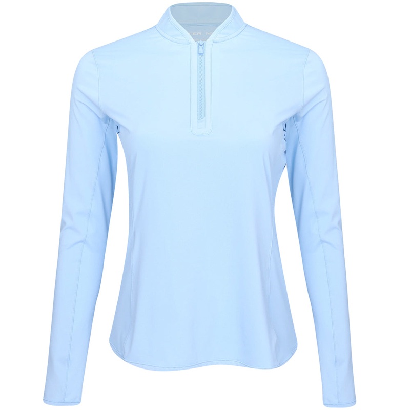Women’s Lightweight Long Sleeve 1/4 Zip Blade Collar Sun Shirt