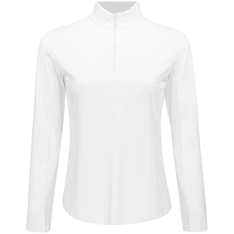 Women’s Long Sleeve Mock Neck Top – Solid