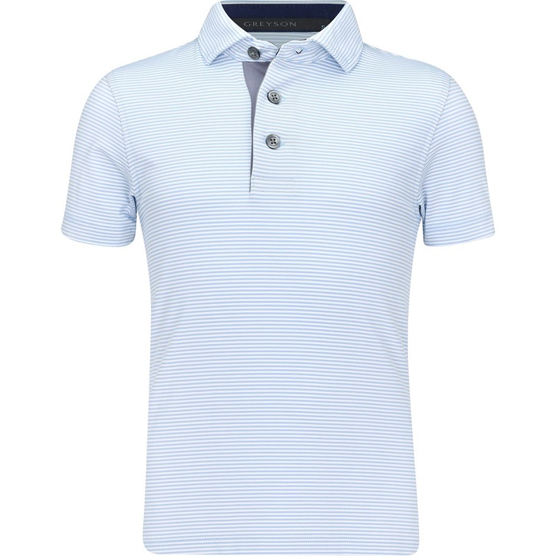 Boys’ Saranac Polo|Wolf Blue|Small|Medium|Large