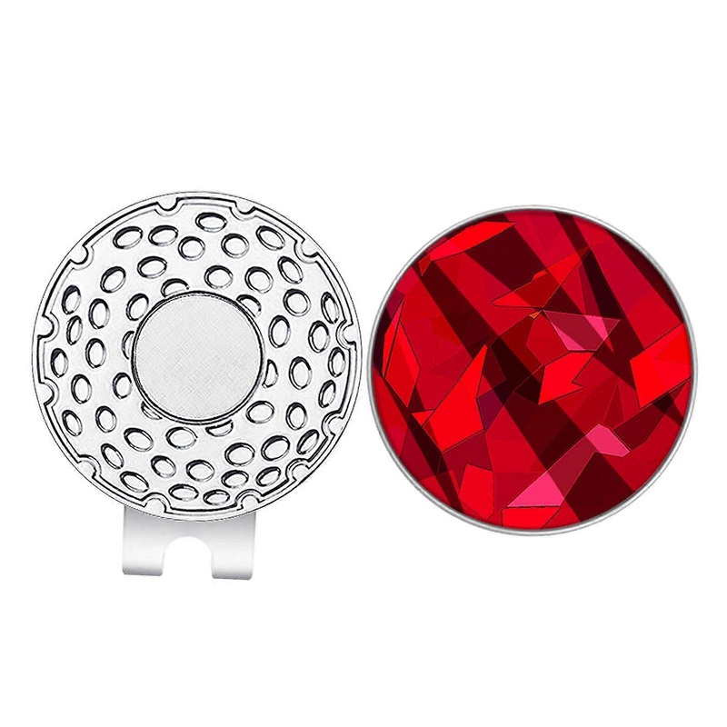 Golf Hat Clip, Ball Marker Holder Metal Elegant Professional Cap Holder Golf