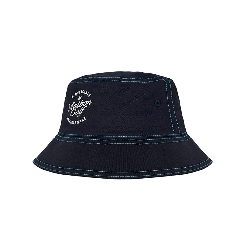 MALBON GOLF Artigianale Men’s Bucket Hat (Navy)