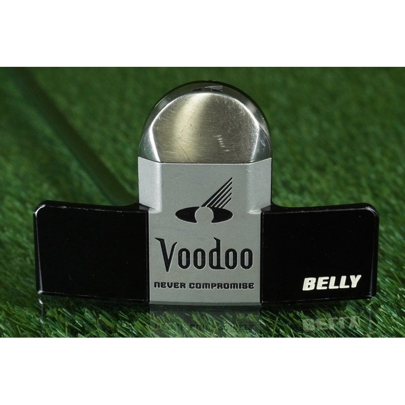 NEVER COMPROMISE VOODOO BELLY WEIGHTED PUTTER TRIMMED TO 33 STEEL  + HEADCOVER
