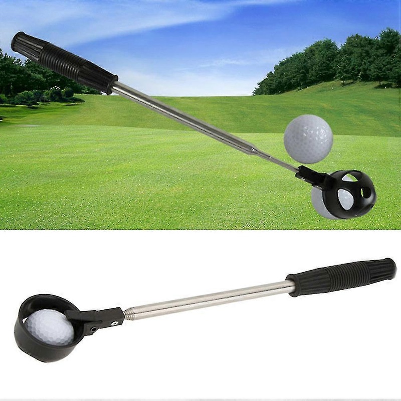 Stainless Steel Telescopic Ball Retriever – Easy Pick Up and Grab of Golf Balls