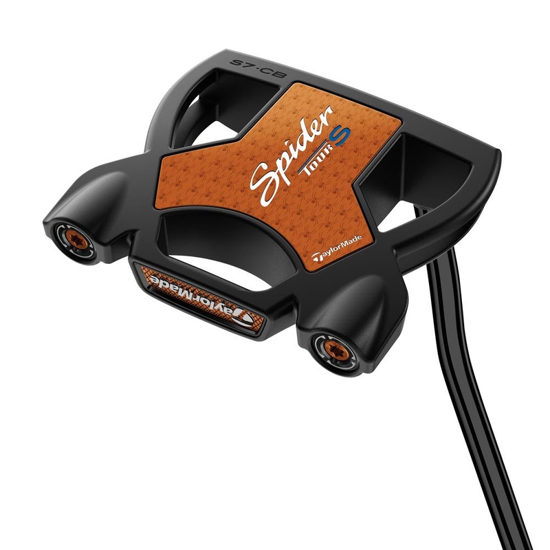 TaylorMade Mens Spider Tour S Black CB Putter ’25