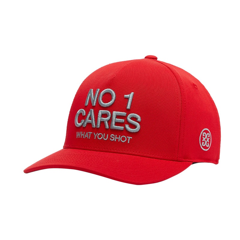 GFORE No 1 Cares What You Shot Men’s Cap (Poppy)