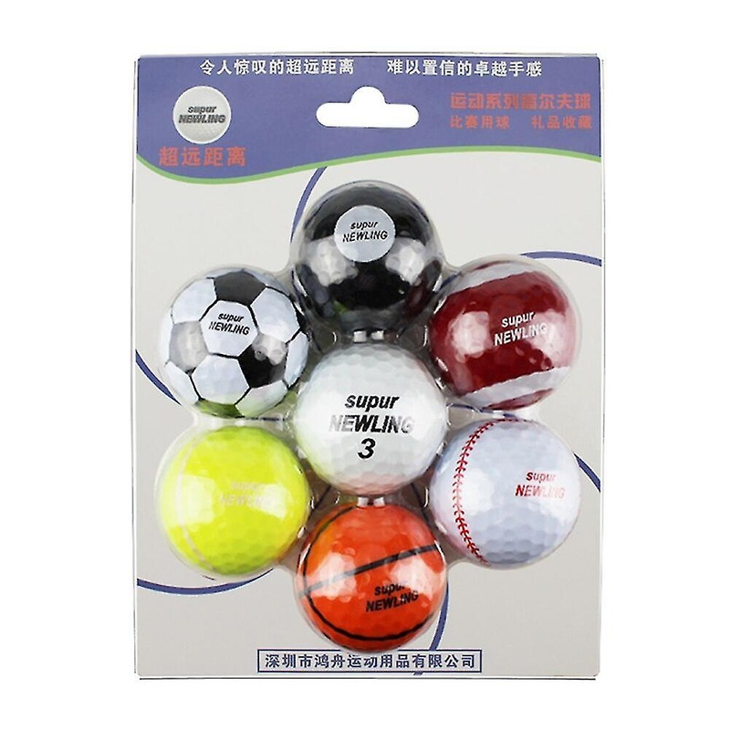 Golf Balls Game New Outdoor Sport 7pcslot Two Piece With Retail Package Layers High Grade Free Shipping 80 – 90 Gog Standard