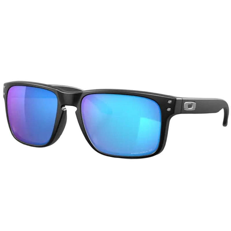 Holbrook Sunglasses|Matte Black|Woodgrain|Prizm Sapphire Polarized|Black