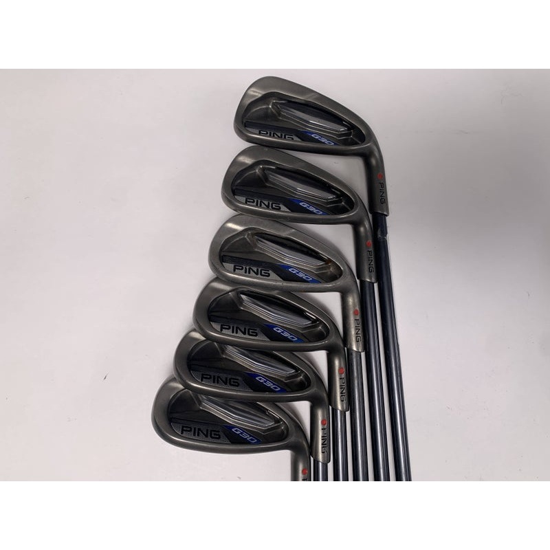 Ping G30 Iron Set 7-PW+GW+SW Red Dot 1* Flat TFC 419 Regular Graphite Mens RH