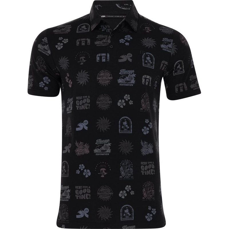 Tourist Season Polo|Black|Medium|Large