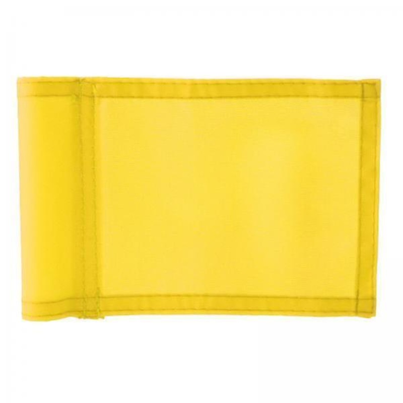 4xSolid Color Golf Pin Flag, 9.65 L X 5.9 H, Putting Flags For Yard Yellow