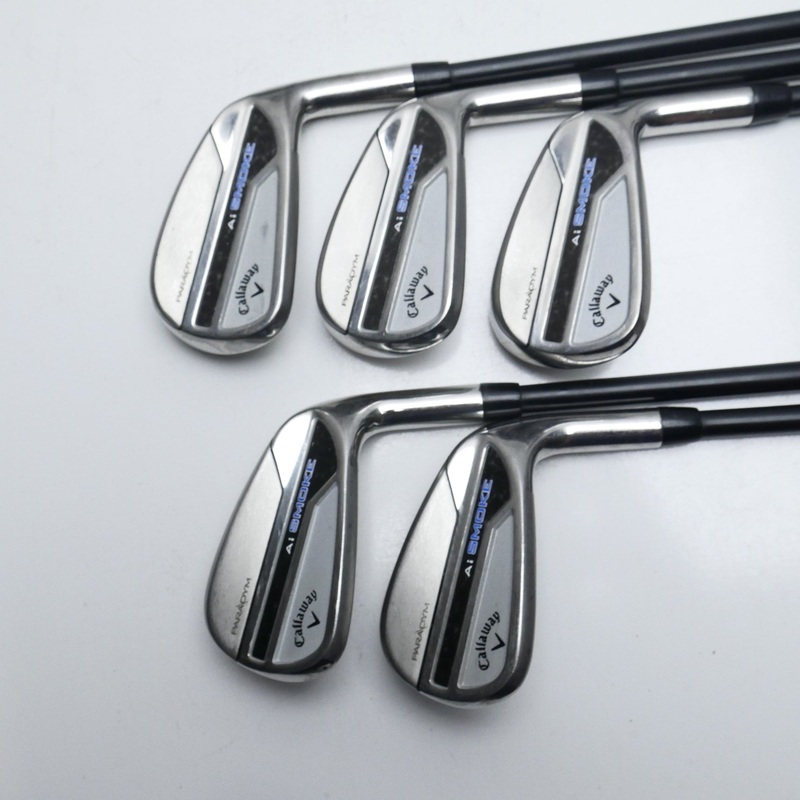 Used Callaway Paradym Ai Smoke Iron Set / 6 – PW / Soft Regular Flex