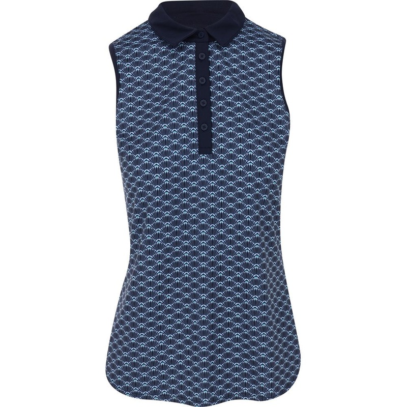 Women’s CLOUDSPUN Scallop Sleeveless Polo