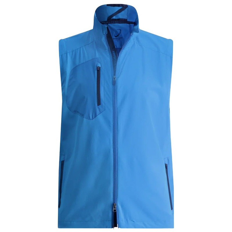 Z700 Woven Vest|Blue Solid Dodger Blue|Small|Medium|Large|X-Large