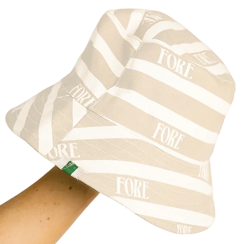 Women’s Austi Bucket Hat|Angora/White Fore|Blue Striped Smoke Blue Angora Fore|One Size Fits Most