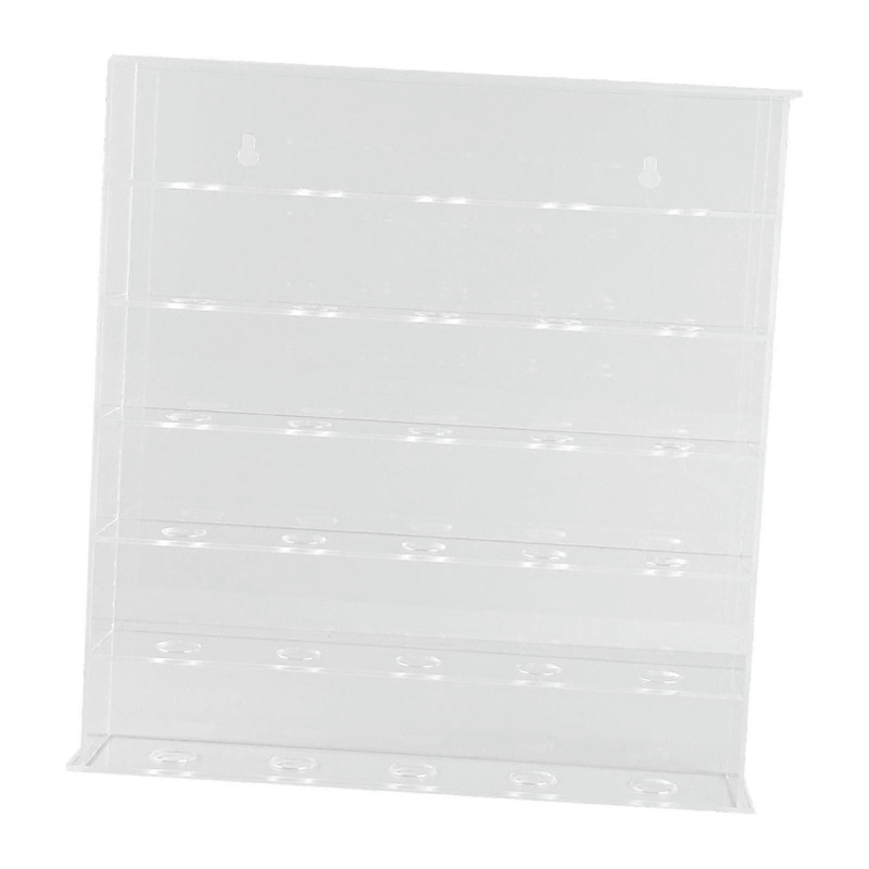 6 Tier Acrylic Golf Ball Display Case Cabinet Clear Collection Showcase Holds 30 Balls