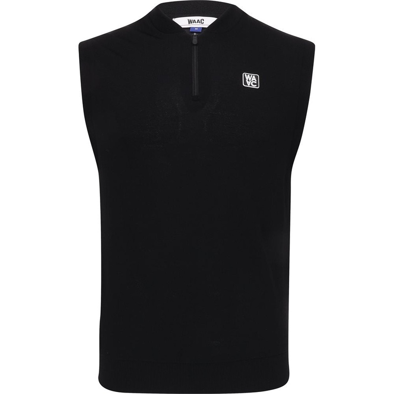 Athletic Hybrid Knit 1/4 Zip Vest