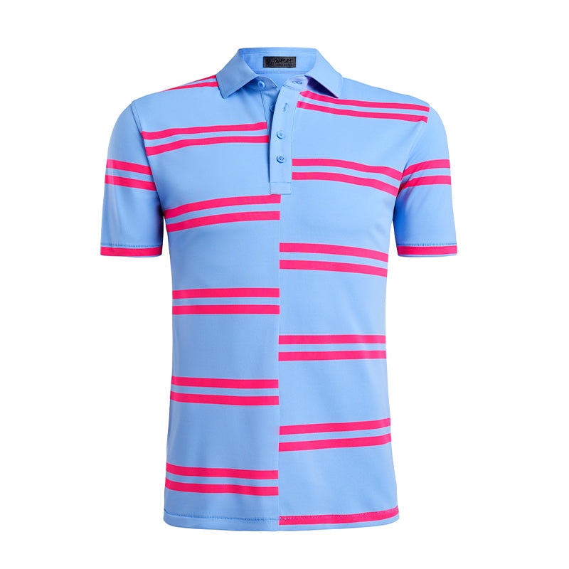 GFORE Offset Stripe Men’s Polo (Vista)