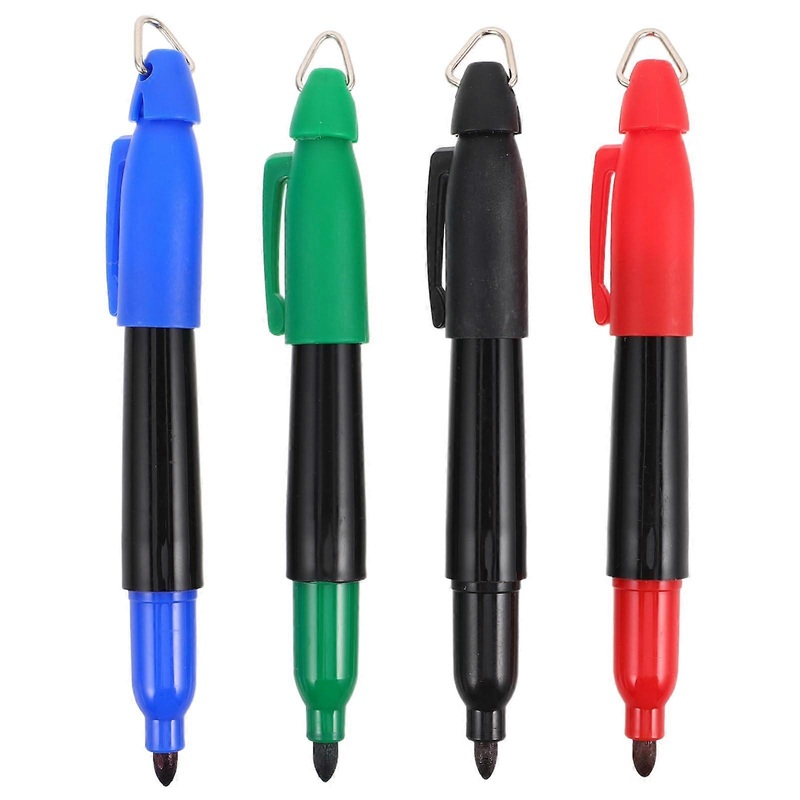 Golf Liner Mini Golf Strichzeichengert 4 Stcke Golfballmarker Plastik Putt Marker mit Clips fr Golfputterstift