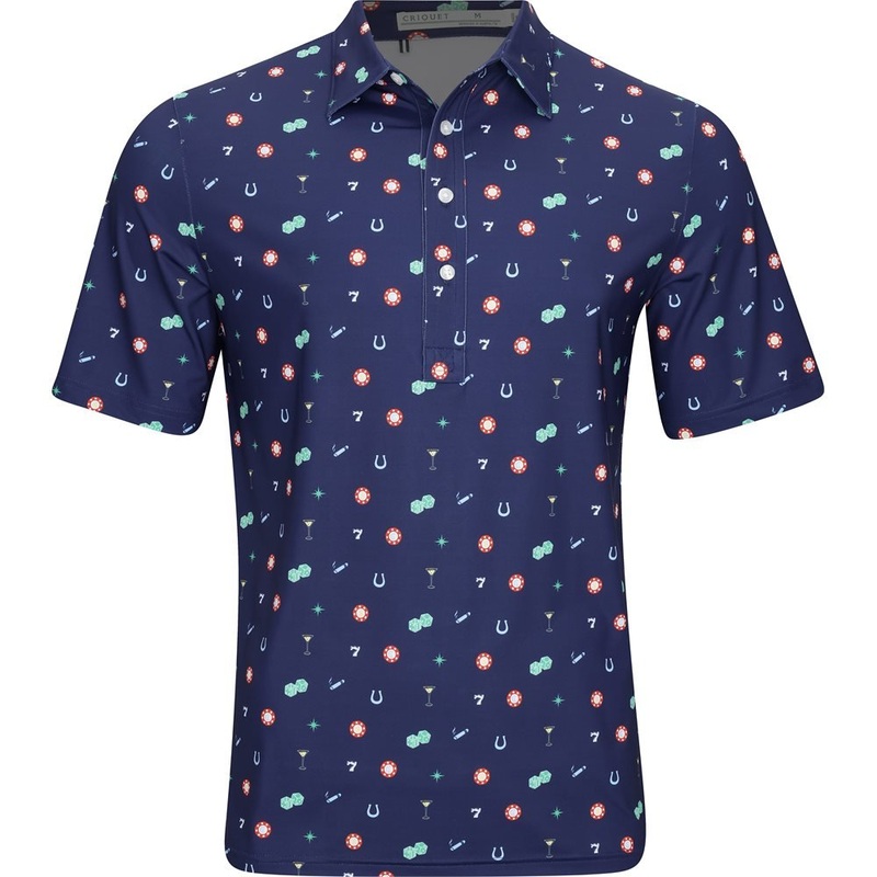 Performance Sport Range Polo|Viva Vegas Print/Navy|Small|Large|X-Large