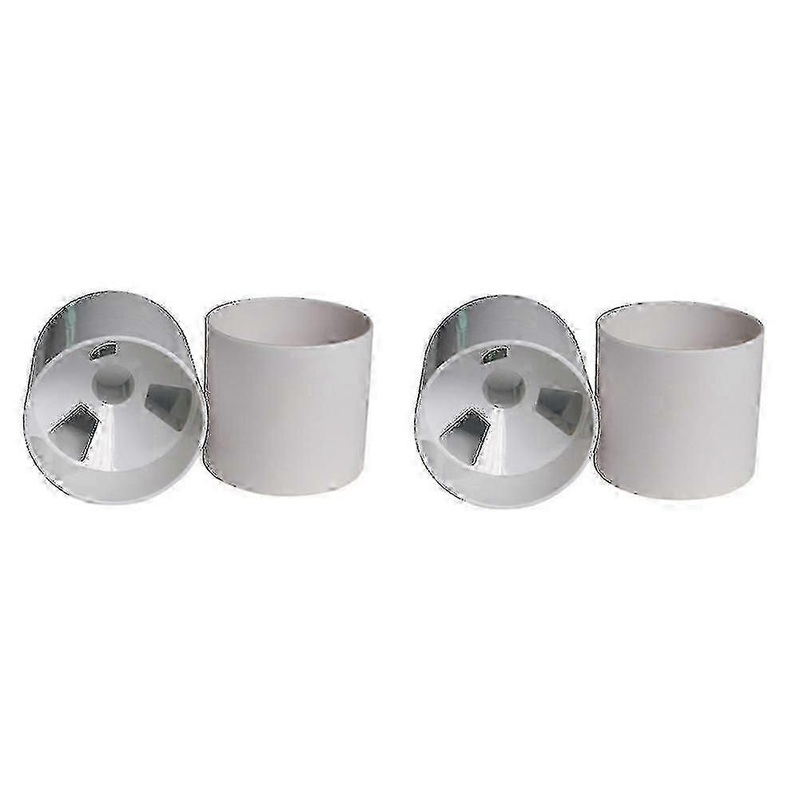 Plastic golf hole cup for training – 4pcs white flagpole set with 3 holes