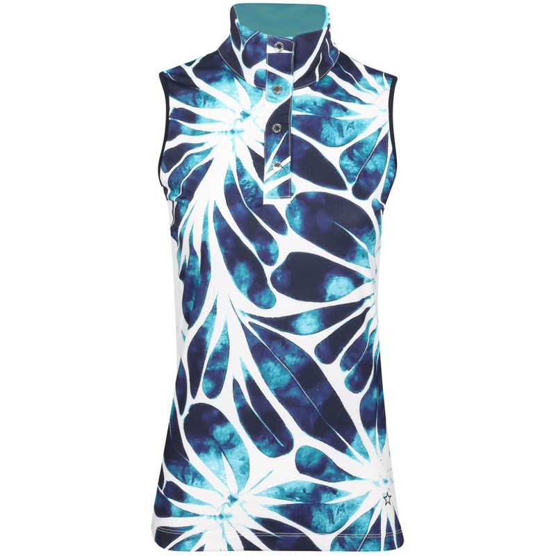 Women’s The Zen Sleeveless Mock Neck Polo