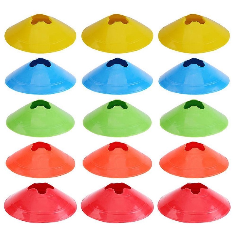 20PCS Football Training Discs Marker Obstacle Signs Dish Plates