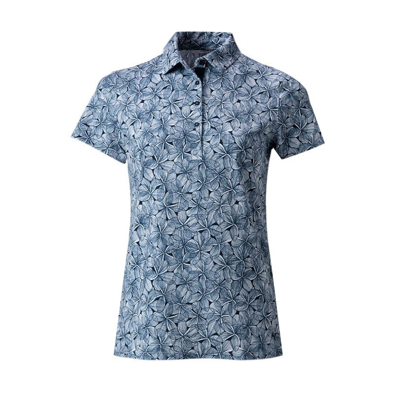 PUMA MATTR Plumeria Women’s Polo (White/Navy)