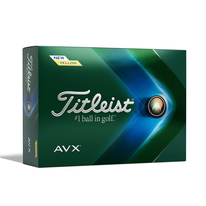 TITLEIST AVX (2022) (Yellow) Golf Ball