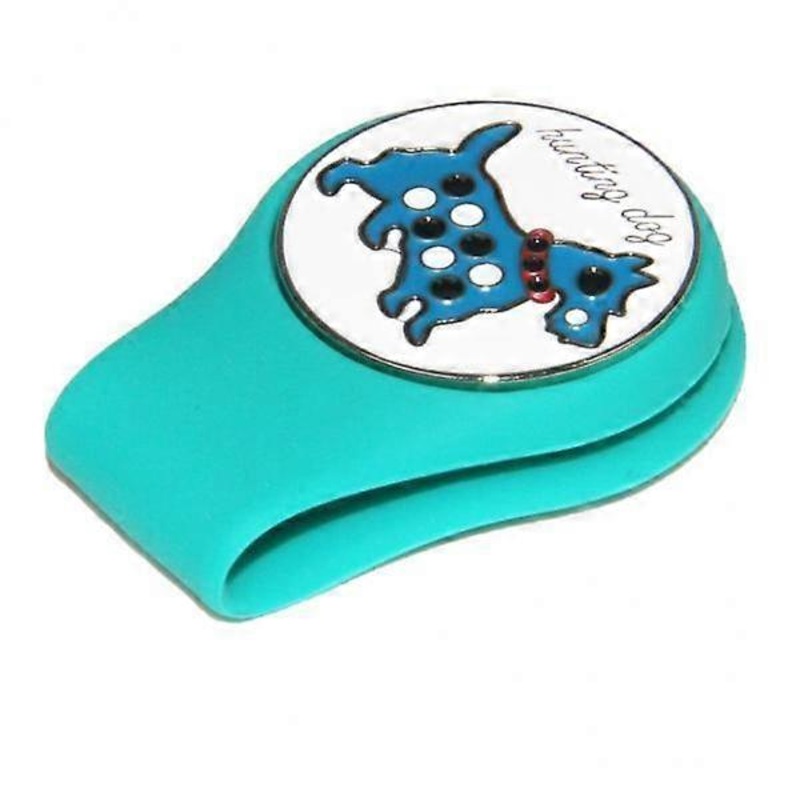 2x Golf Ball Marker Golf Hat Clip with Cute Removable Plate