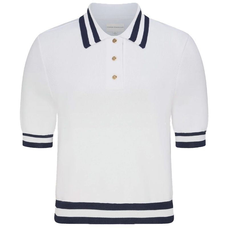 Cooper Polo|White Solid White Legacy Navy|Blue Solid Porcelain Vamp|XX-Small|X-Small|Small|Medium|Large|X-Large