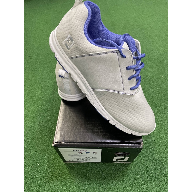 EX Shop Display Footjoy Ladies enJoy Golf Shoes 95708K / Light Grey / Size UK 6.5