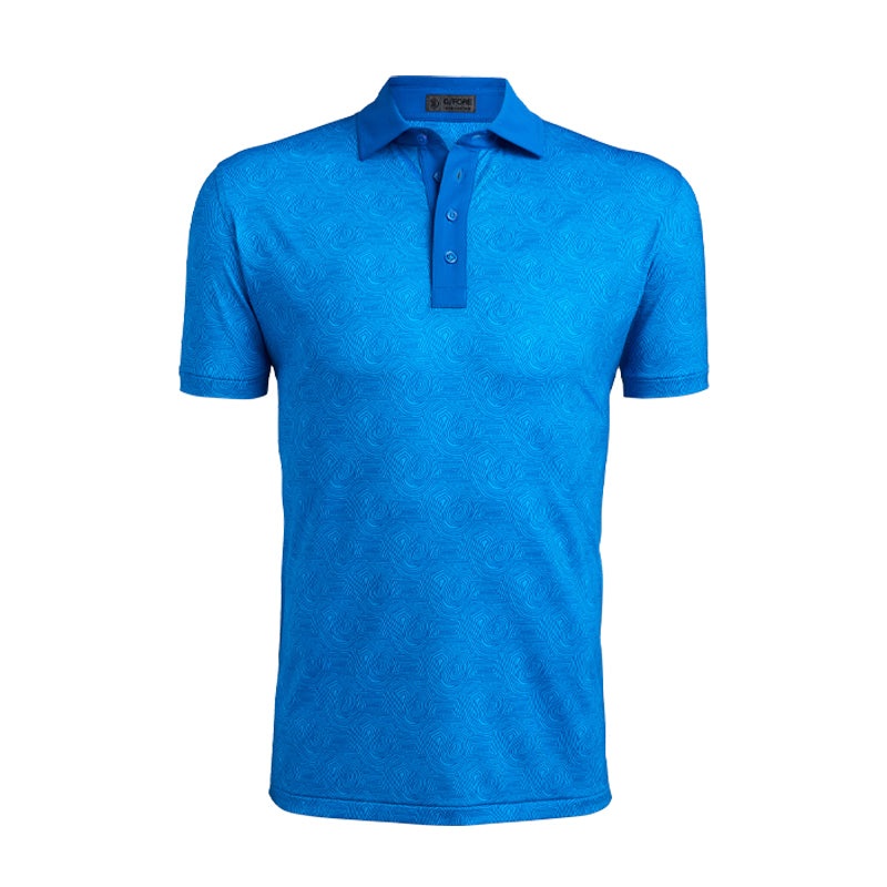 GFORE Printed Men’s Polo (Ultramarine)