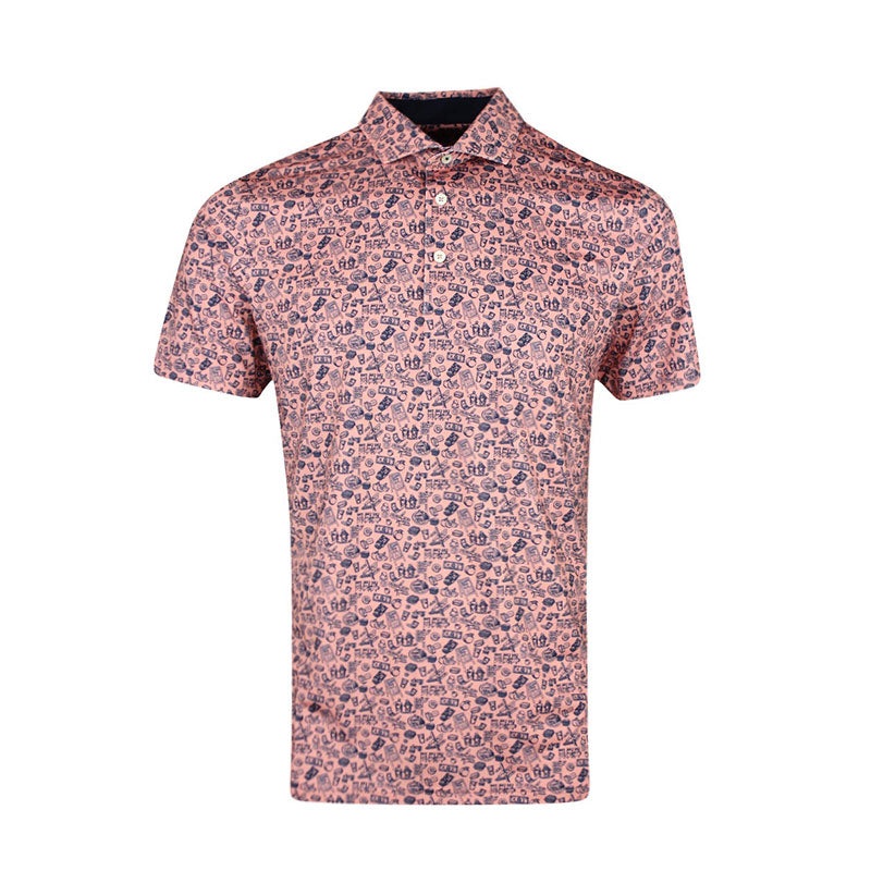 PUMA MATTR Peach Stand Men’s Polo (Pink Fruit)