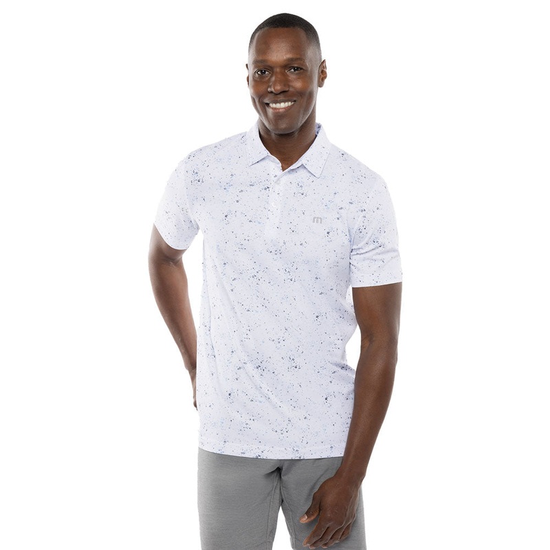 Travis Mathew Mens Splatter Print Polo