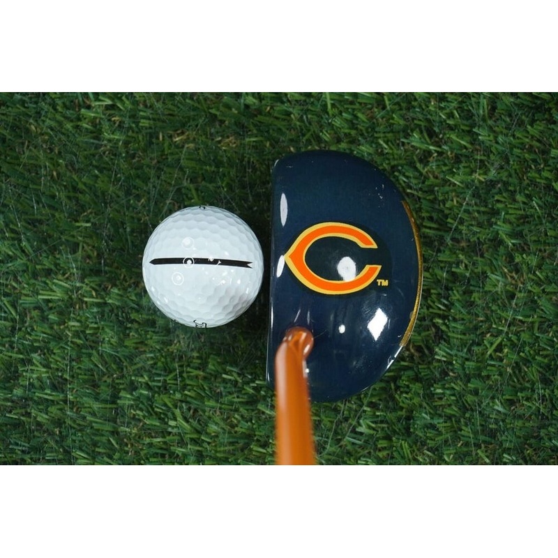 VINTAGE & RARE LINKSWALKER CUSTOM MID-MALLET PUTTER CHICAGO BEARS NFL 35 RH