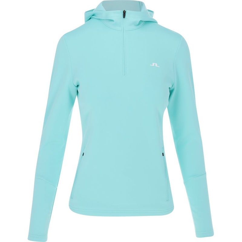 Women’s Aerial 1/4 Zip Hoodie|Aruba Blue|Small