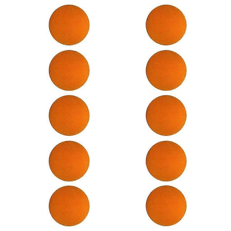 10 Pieces EVA Foam Golf Swing Exercises Practice Training Balls Orange