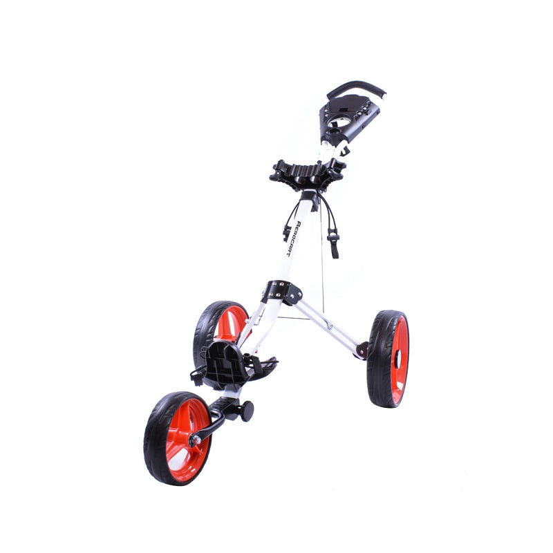 AEROCART Alum 3-Wheels Trolley (White/Red)