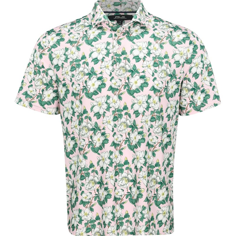 Classic Fit Performance Polo|Georgia Rose Garden Pink|Multi Deco Toss Garden Pink|Small|Medium|Large|X-Large|XX-Large