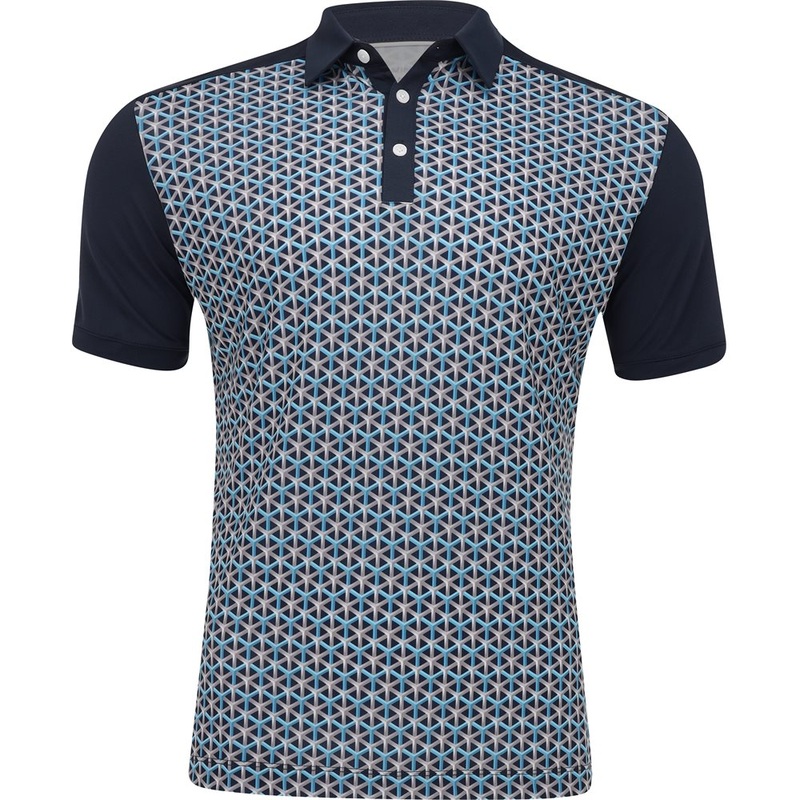 Mio Polo|Aqua/Navy|Camelia Rose/Navy|Medium|Large|X-Large|XX-Large