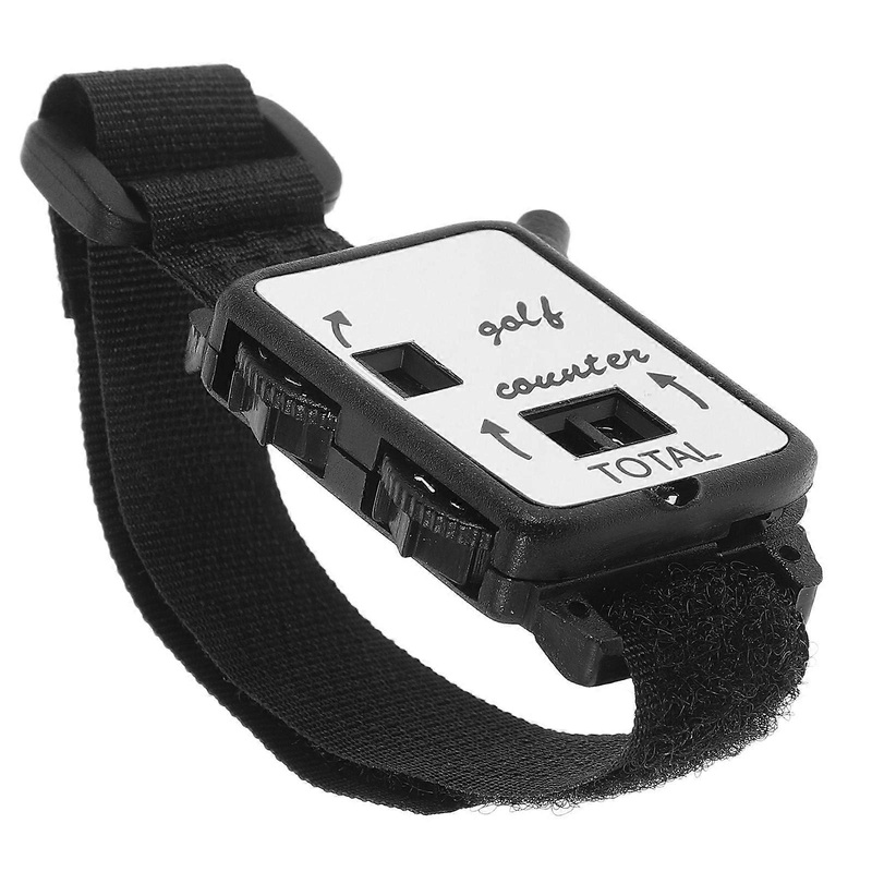 Plastic Watch Shaped Portable Golf Score Counter with Stroke and Swing Tally for Accurate and Comfortable Score Tracking  Ideal for All Skill Levels