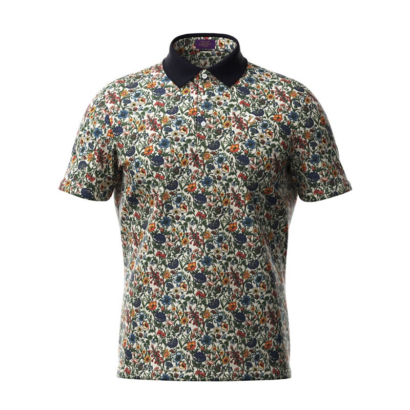 TAYLORMADE Liberty Fabric Men’s Polo (White)