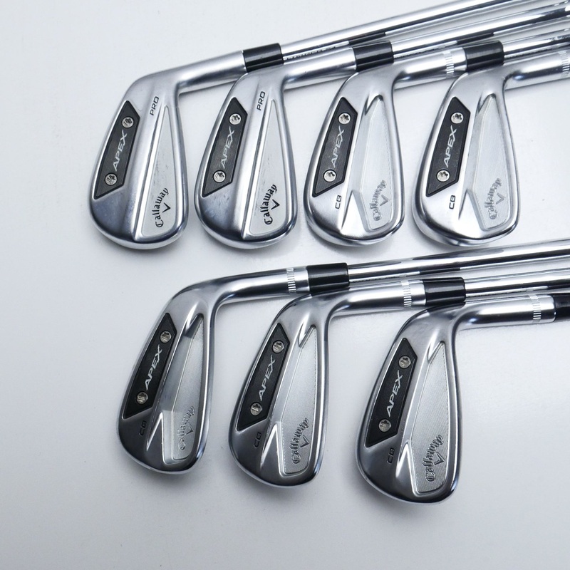 Used Callaway Apex CB and Apex Pro 24 Combo Iron Set / 4 – PW / X-Stiff Flex